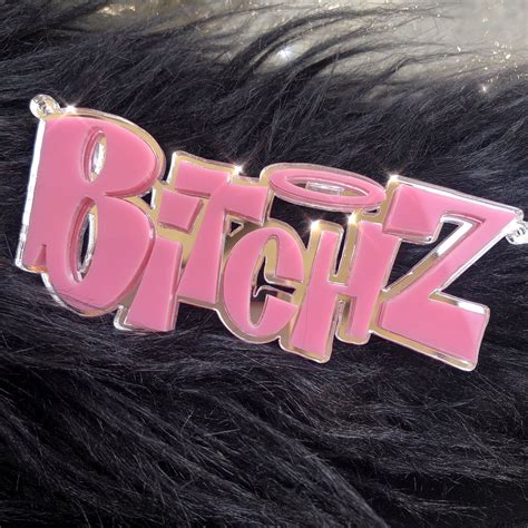 Bitchz Necklace Pink Aesthetic Boujee Aesthetic Pastel Pink Aesthetic