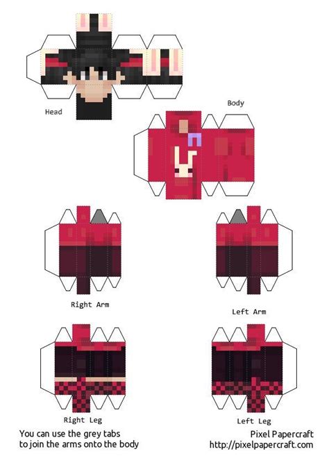 Sapnap Mcc 17 Papercraft Minecraft Skin Anime Crafts Minecraft