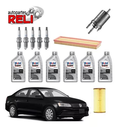 Kit Afinacion Vw Jetta 2 5 Aceite 5w30 Sintetico