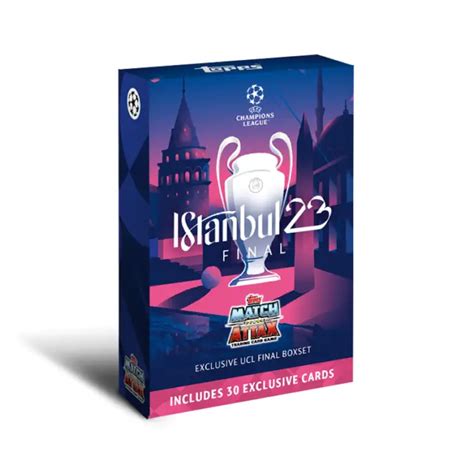 Topps Uefa Champions League Final Match Attax Limited Edition Box