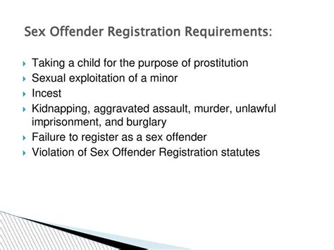 Sex Offender Registration Ppt Download