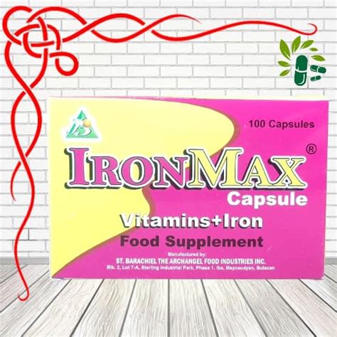 Ironmax Multivitamins Iron 100 Capsules Lazada Ph