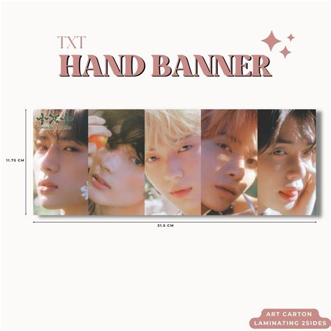 Jual Hand Banner Txt Temptation Handbanner Harga Pcs Laminasi