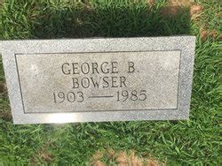 George Buffington Bowser M Morial Find A Grave