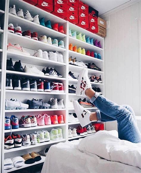 Shoe Room Shoe Wall Shoe Closet Sneakerhead Room Sneaker Storage