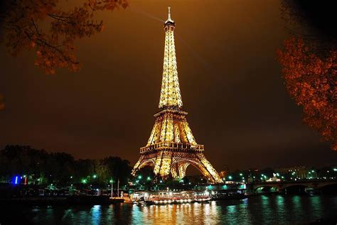 Tour Eiffel Night Best Tourist Places In The World