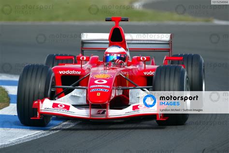 Rubens Barrichello BRA Ferrari F2003 GA Formula One Testing