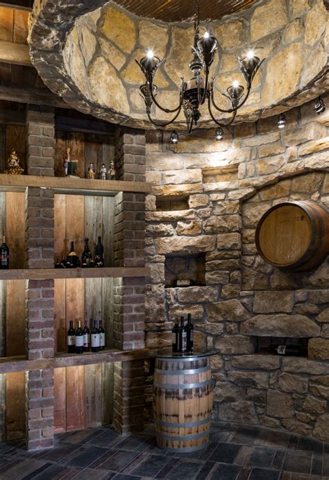 Traditional Country Estate - Rustic - Wine Cellar - Kansas City - by ...