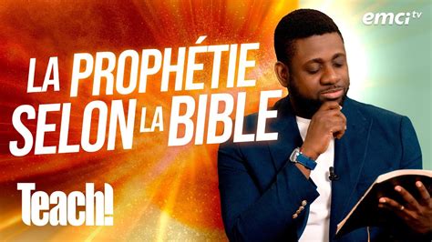 Qu Est Ce Que La Proph Tie Selon La Bible Teach Athoms Mbuma