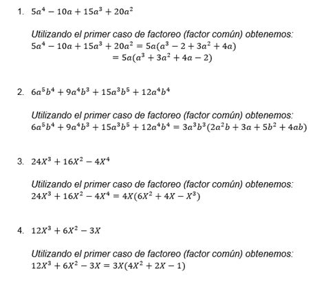 Factoreo Ejercicios Resueltos