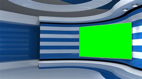 Tv Studio Background Green Screen