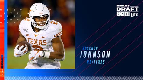 2023 Nfl Draft Rb Roschon Johnson Texas 115th Overall Chicago Bears