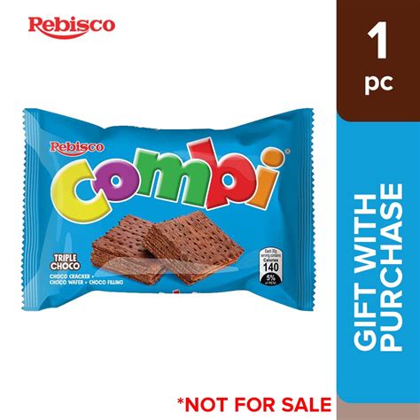 NOT FOR SALE Combi Triple Choco Cracker Sandwich 30g X 1pc Shopee