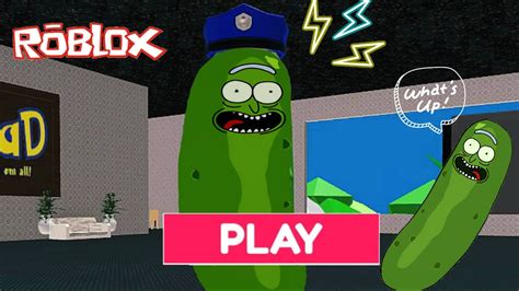 Roblox Escape Pickle Rick Bank Obby Youtube