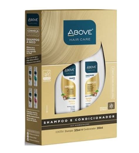 Shampoo 325Ml Condicionador 200Ml Above Hidratação Kit ABOVE