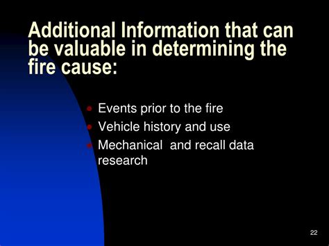 Ppt Vehicle Fire Investigation Powerpoint Presentation Free Download