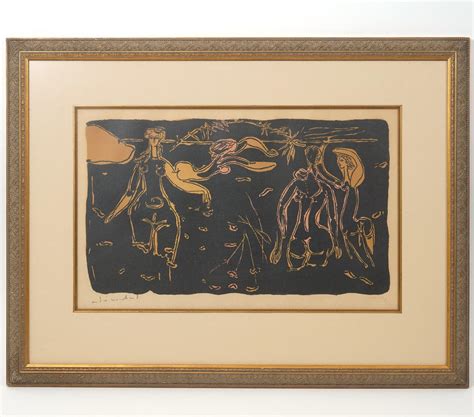 Lot Picasso Style Print Signed And Numbered