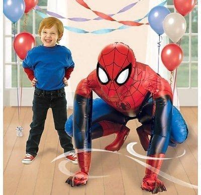 Anagram Foil Airwalker Spiderman Melbourne Helium Balloon Bouquets