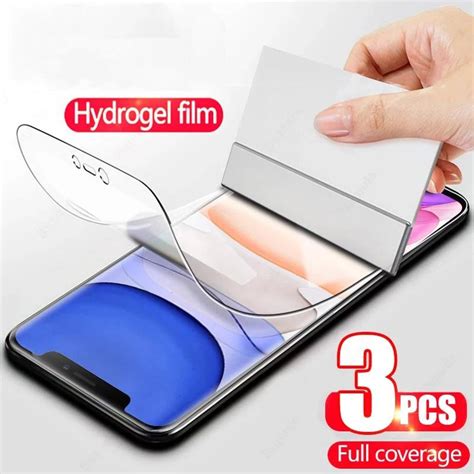 3Pcs Full Cover Hydrogel Film Screen Protector Para IPhone12 Mini