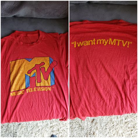 My Vintage Mtv Shirt From An Era When Mtv Was Really Music Tv R