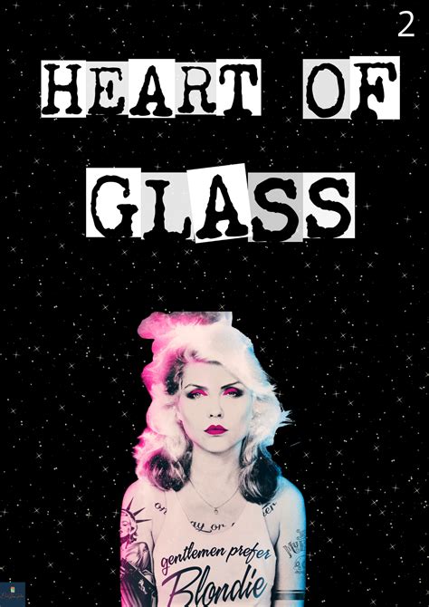 Heart Of Glass Lyrics Print Blondie Inspired Music Poster Etsy Uk