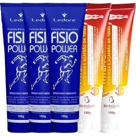 Kit Pomada Fisio Power G Pomada Milagrosa G Bio Instinto