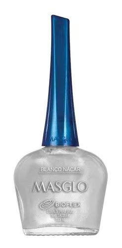 Blanco Nacar Esmalte Tradicional Perlado Masglo 13 5 Ml MercadoLibre