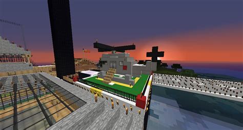 Helicopter With Helipad Minecraft Project