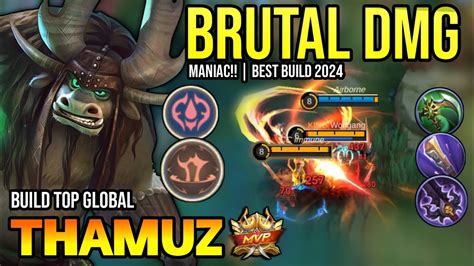 Thamuz Best Build 2024 Build Top Global Thamuz Gameplay Mobile