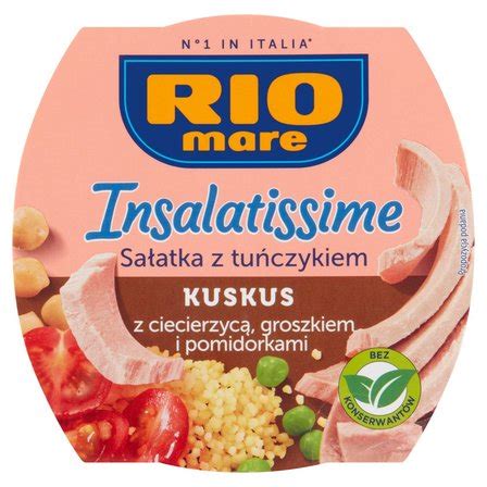 Rio Mare Insalatissime Sa Atka Z Tu Czykiem Kuskus Z Ciecierzyc