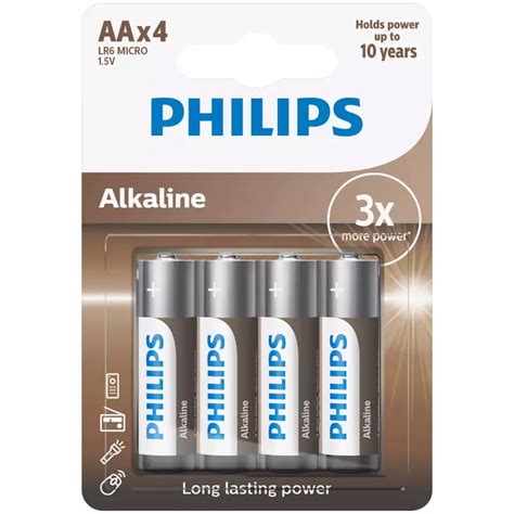 Philips Entry Alkaline Aa Battery Pack Anand International Ltd