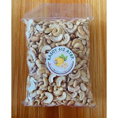 Premium Roasted Kasoy Nuts Big Size Plain Unsalted Cashew Shopee