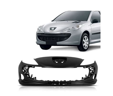 Parachoque Dianteiro Peugeot 207 2008 2009 2010 2011 2012 Furo Para