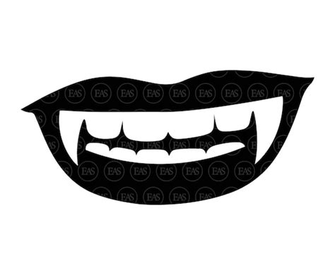 Vampire Mouth Svg Vampire Svg Vampire Teeth Svg Halloween Etsy