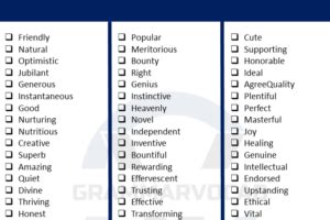 Positive Words List In English Grammarvocab