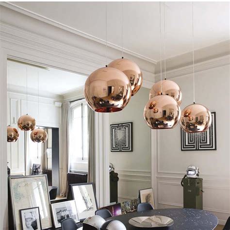 Copper Globe Pendant Light Ivy And Wilde Art Leylona