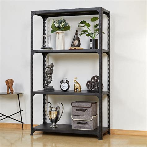 Adjustable Storage Boltless Metal Shelving Steel Metal Garage Rack Shelf