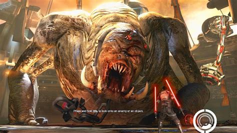 STAR WARS Gorog Giant Beast Boss Fight Scene HD Star Wars The Force