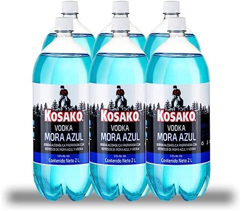 Vodka Kosako Mora Azul 2 Litros 6 Pack Amazon Mx Alimentos Y Bebidas