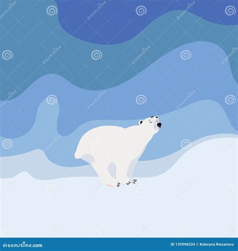 Ensemble Mignon D Ours Blanc Illustration De Vecteur Illustration Du