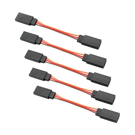 Female To Female Servo Extension Cable 26AWG 5cm 5pcs