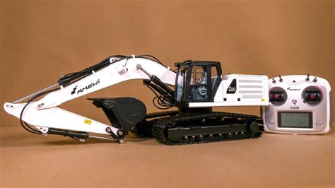 Rc Hydraulic Excavator Amewi G H Unboxing Test Scale Full