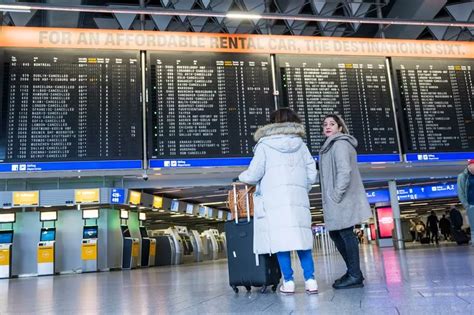 Lufthansa Strike Sees Majority Of Flights Cancelled With People