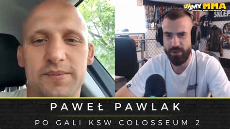 PAWEŁ PAWLAK KSW Colosseum 2 Pas mistrzowski Rewanż z Tommym