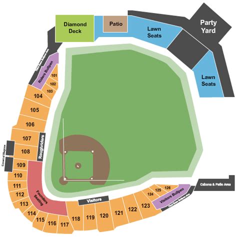 Riders Field Seating Chart | CloseSeats.com