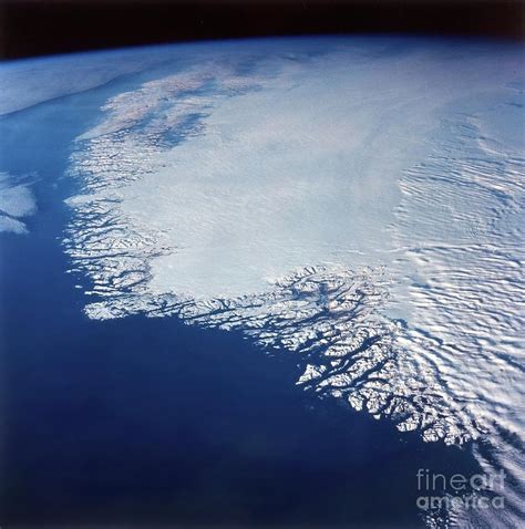 Greenland From Earth Orbit Photograph By Nasa Vrs Detlev Van Ravenswaay