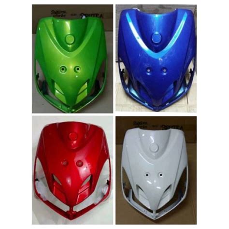 Jual Panel Tameng Dada Depan Yamaha Mio New Smile Hitam Hijau Biru