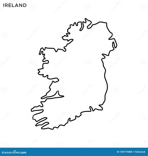 Free printable blank map of ireland, Download Free printable blank map