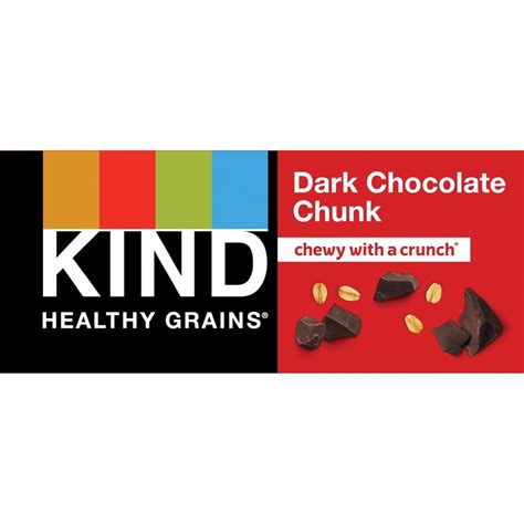 Kind Dark Chocolate Chunk Healthy Grains Bars Cholesterol Free Non