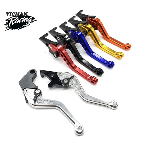 Universal Motorcycle Cnc Brake Clutch Levers Aluminum Shorty Adjustable